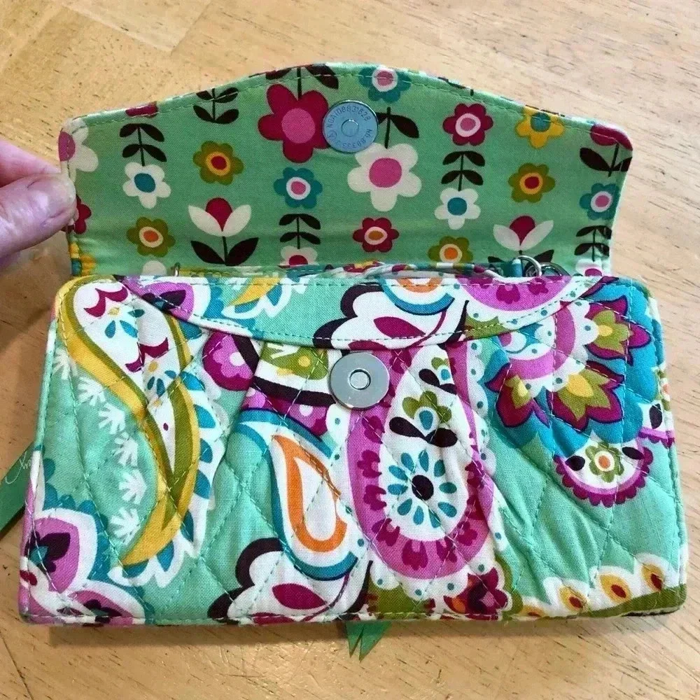 Vera Bradley Tutti Frutti Crossbody Wallet - Picture 2 of 10